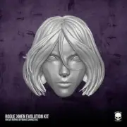 Rogue X-Men Evolution Head Sculpt Marvel Legends Action Figure 1:12 Scale