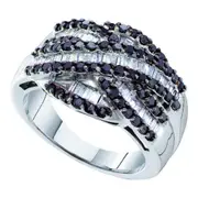 1 1/5CTW-Diamond BLACK BAND