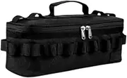 Generic Camping Tableware Storage Bag Cooking Utensils Beutel Light Outdoor Tools Handbags Organizer for Hinterhoffamilien -Redes Associations, Black