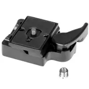 RC2 System Quick Release Adapter for Manfrotto Tripod 200PL-14 QR Plate (black)