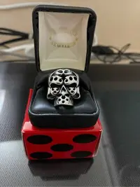 在飛比找Yahoo!奇摩拍賣優惠-[特價出清］TENDERLOIN SKULl RING SL