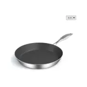 SOGA Stainless Steel 30cm Induction Non Stick Fry Pan