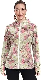 [Caihoyu] Beach Hoodie Quick Dry Cool Shirts For Women UPF 50+ Protection