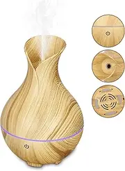 UCINNOVATE Essential Oil Diffuser, 160ml Cool Mist Humidifier, USB Aromatherapy Diffuser with Colorful Lighting, Auto Turn Off Fuction, 2 Mist Modes, Scent Mist Defuser for Bedroom, Home, Office