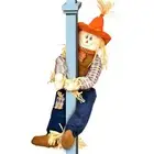 Thanksgiving Fall Scarecrow 59" Harvest Scarecrow Halloween Decoration Yard
