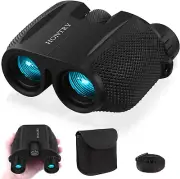 Hontry Binoculars for Adults and Kids, 10X25 Compact Binoculars for Bird Watchin