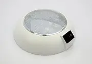 Battery Powered LED Dome Lamp - Magnetic Or Fixed Mount - High Power White LED Downlight for Home Auto Truck RV Boat and Aircraft