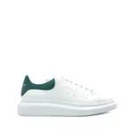 [Alexander Mcqueen] Alexander Mcqueen Leather Sneakers 41 IT WHITE/GREEN