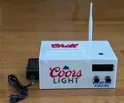 Coors Light Beer Alarm Clock/Fridge College Game Day Football Countdown Clock