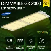 GROZY QR- 2000 LED Grow Light Sunlike Full-Spectrum Efficiency Fit All Stages