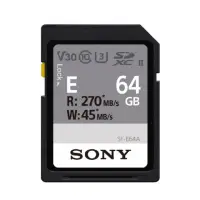 在飛比找momo購物網優惠-【SONY 索尼】SDXC U3 64GB 記憶卡 SF-E