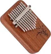 BESTonZON Mini Kalimba Piano 10 Notes Finger Piano Lightweight Easy to Play Portable Musical Instrument for Ages
