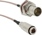 BNC Female to Mini DIN 1.0/2.3 Male Connector RG179 RF Coaxial Cable 75 Ohm HD SDI Vedio Recorder Camera Monitor Cable(15CM)