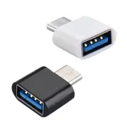 2Pcs Micro USB Female to Type-C Male Adapter Quick Adapter OTG Converter