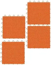 4Pcs Roller Skating Floor Tile Training Board,Practicing Square Interlocking Flooring, Skating Floor Mat