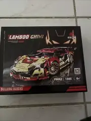 Iron Man Lamborghini 1:14 Scale 1383 Piece Building Block Set *Rare Print*