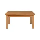 ANYA TASMANIAN OAK TIMBER EXTENDING DINING TABLE 200-300 CMS WHEAT COLOURED