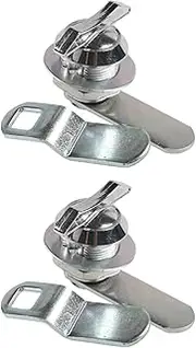 TENOL RV Offset cam Lock Compartment Lock Weather Resistant Keyless RV Storage Lock Cabinet Lock for Boats files Drawers Camper, 2pcs