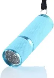 Mini UV Led Nail Lamp for Gel Nails 9 LED Flashlight Portability Nail Dryer