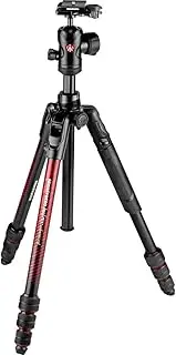 [Manfrotto] Befree Advanced Travel Aluminum Tripod with Ball Head (Twist Locks, Red)