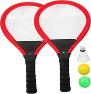 PAMINGONO 1Set Parent Badminton Rackets Lightweight Outdoor Sports for Boys and Promotes Hand Eye Coordination and Active Play
