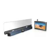 Laser 4.3" Wireless Reversing Camera Kit - Solar-Powered, Night Vision, Weatherproof, Easy DIY Installation for Safe Parking