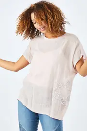 Small Sequin Star Top--THRE-34274