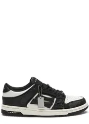 Amiri Skel Panelled Leather Sneakers - Black - 39 (IT39 / UK6) 39 (IT39 / UK6)