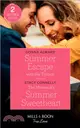 Summer Escape With The Tycoon：Summer Escape with the Tycoon (Destination Brides) / the Maverick's Summer Sweetheart (Montana Mavericks)