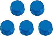 5 pcs 3/4PT 25mm Internal Thread Sealed Pipe Joints, PVC Circular Thread Sealed Cap Pipe Cover, Used to Seal The Water Pipe End of Garden and Outdoor Pipes