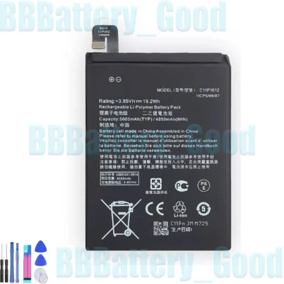C11P1612 Battery For ASUS ZenFone 3 Zoom 4 Max Pro ZC554KL ZE553KL Z01HD 5000mAh