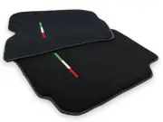 Floor Mats For Ferrari 812 Superfast Black Tailored Carpets With Italian Emblem (for: Ferrari)