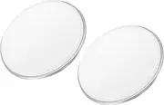 uxcell 10 Inch Drum Head Drum Skin Sound Controlled PET Material, Beige, Pack of 2