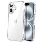 Case for iPhone 16 Plus 6.7-Inch, Non-Yellowing Shockproof Phone Bumper Clear