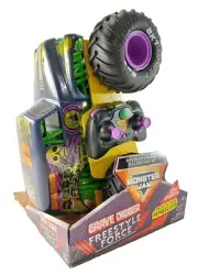 Grave Digger FREESTYLE FORCE Wheelie-Balancing RC Monster Truck Stunt Toy NEW!