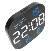 (Two Color Blue Light)Digital Large Display Wall Clock Alarm Function