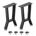 Bench Legs Black Metal,Coffee Table Legs 15 Inch,End Table Leg,Metal Desk Leg...