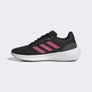 【adidas 愛迪達】RUNFALCON 3.0 W 女 黑粉 慢跑鞋 運動鞋(HP7560)