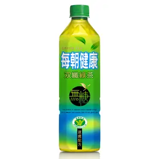 【每朝健康】 雙纖綠茶650ml(24入/箱)，共2箱