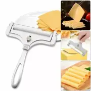 Stainless Steel Cheese Slicer Adjustable Thickness Wire Cutter Butter Knife Tool