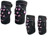 Kids Elbow Pads Knee Pads Guards, Wear Resistant Protective Gear Set for Cycling Outdoor Activities