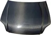 hood scoops for cars， Style Carbon Fiber Front Engine Bonnet Vented Hood Compatible For Honda Civic Ek Vti 1996-2000