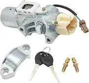 Ignition Switch Lock Cylinder Steering Column w/Key Fit for Nissan Maxima 1999-2002 Fit for Pathfinder 1999-2004 Fit for Sentra 2000-2006