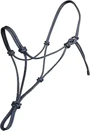 (Navy, 01. Miniature Foal) - Natural Horsemanship Rope Halters Headcollars For Parelli Training in 11 Sizes - Miniature, Foal, Shetland, Weanling, Pony, Cob, Arab, Full Horse, Extra Full & Draught / Draught