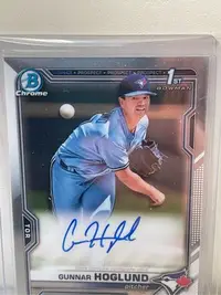 在飛比找Yahoo!奇摩拍賣優惠-Topps Bowman 1st Gunnar Hoglun