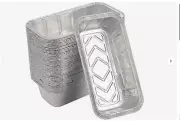 125 Ct. 2 lb. pound Loaf Pans Aluminum Foil baking bread cake tin disposable