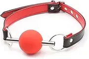 Silent Vibrating Silicagel ball gag 4.5 cm Mouth Ball Gag Bondage SM Adjustable Sex Adult Toys Open Mouth SM Ball