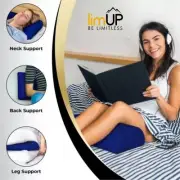 Extra firm sleep Knee Cushion Half Moon Memory Foam with Back & Neck Support