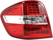 LED Tail Light Rear Bumper Turn Signal，Compatible With Benz W164 ML-Class ML300 ML350 2009 2010 2011 Auto Taillight Assembly(Only Left)