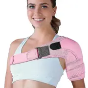 Adjustable Shoulder Support Bandage with Compression for Tendonitis, Dislocation & Sports Injury Recovery, CE Certified, Left/Right Europe